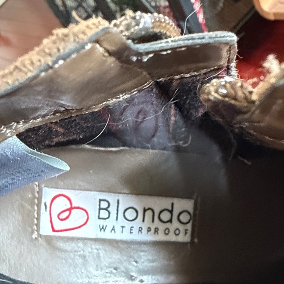 Blondo Taupe Suede Ankle Booties - Picture 2 of 4